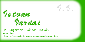 istvan vardai business card